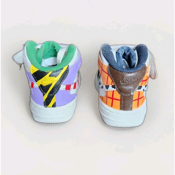 Toy Story AF1 Custom One of a Kind Toddler Nike Air Force One Size US 5C Read - Picture 4 of 8